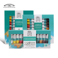 WINSOR&NEWTON 24/18/12 Color 10ML Acrylic Pigment Set Fabric Textile Paint Brightly Colored Craft Paints Pigments