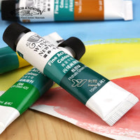 WINSOR&NEWTON 24/18/12 Color 10ML Acrylic Pigment Set Fabric Textile Paint Brightly Colored Craft Paints Pigments