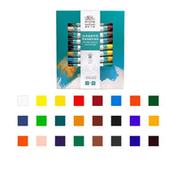 WINSOR&NEWTON 24/18/12 Color 10ML Acrylic Pigment Set Fabric Textile Paint Brightly Colored Craft Paints Pigments