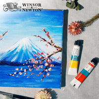 WINSOR&NEWTON 24/18/12 Color 10ML Acrylic Pigment Set Fabric Textile Paint Brightly Colored Craft Paints Pigments