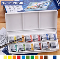 WINSOR&NEWTON Cotman portable solid watercolor paint 12/24/36/45 colors pigment art supplies drawing paint