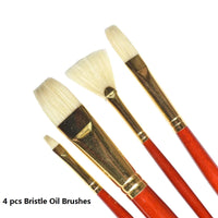 WINSOR&NEWTON High hardness Bristle  paint brush Artist professional Oil Acrylic brush  art supplies