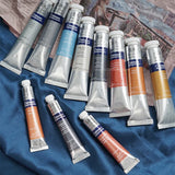 WINSOR & NEWTON New Colo Watercolor Pigment Subpack Gervin Metallic Pearlite 8ml/ Tube Artist's Watercolor Painting Supplies