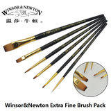 WINSOR&NEWTON Painter professional Paint brushes  gouache oil  Acrylic brush 4pcs/set or 6pcs/set