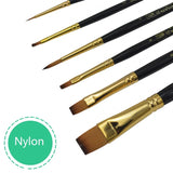 WINSOR&NEWTON Painter professional Paint brushes  gouache oil  Acrylic brush 4pcs/set or 6pcs/set