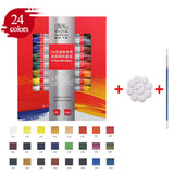 WINSOR&NEWTON Professional 12/18/24 Colors Oil Painting Paints/Pigments for Artist Drawing 12ML Fine Paste Oil Painting Pigments