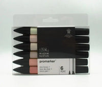 Winsor & Newton Twin Tip Promarker Alcohol Marker Pens yellow and Orange  Colours 