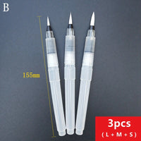 Watercolor Soft Pen Brush Refillable Water Pen for Painting Drawing Calligraphy Art Supplies