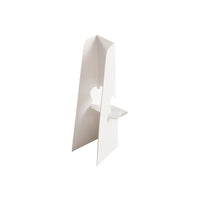 AOOKMIYA White Tabletops Paper Card Board Sign Holder Easel