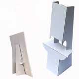 AOOKMIYA White Tabletops Paper Card Board Sign Holder Easel