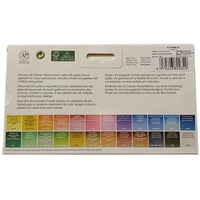 Winsor&Newton 24 colors Cotman solid WaterColor Pigment Travel Set 24 half pans and a brush