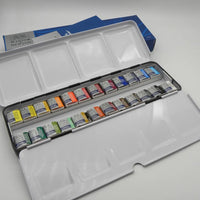 Winsor & Newton Cotman Water Colours Metal Sketchers' box Half Pans Solid Watercolor Cake Paints