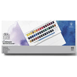 Winsor&Newton Cotman solid WaterColor Pigment  45 half pan and a paint brush