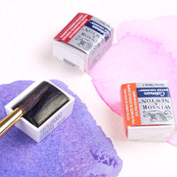 Winsor&Newton Cotman solid WaterColor Pigment  45 half pan and a paint brush