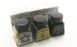 Winsor & Newton Metallic Ink 14ml Paint Silver Gold Black for Dip Pen