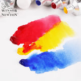 Winsor & Newton Professional Solid Watercolor Paint Set 12 Colors 24 Colors Metal Case