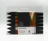 Winsor & Newton Promarker Set Art Markers 6pcs New Style