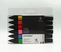 Winsor & Newton Promarker Set Art Markers 6pcs New Style