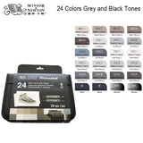 Winsor&Newton Promarker design drawing Marker Pen double tips 24colors/set