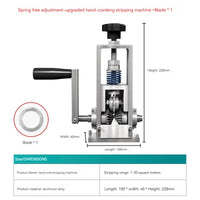 Wire Stripping Tool for Scrap Copper Wire, Máquina de Reciclagem de Cabos, Manivela, Stripper Cable