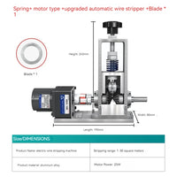 Wire Stripping Tool for Scrap Copper Wire, Máquina de Reciclagem de Cabos, Manivela, Stripper Cable