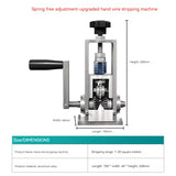 Wire Stripping Tool for Scrap Copper Wire, Máquina de Reciclagem de Cabos, Manivela, Stripper Cable