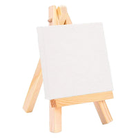 AOOKMIYA Wood Mini Easel For The Artist Oil Painting White Canvas Painting Cloth Furniture Furnishing For Painting Canvas Art Supplies