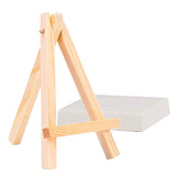 AOOKMIYA Wood Mini Easel For The Artist Oil Painting White Canvas Painting Cloth Furniture Furnishing For Painting Canvas Art Supplies