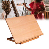 AOOKMIYA Wooden Sturdy Painting Easel Artist Organizer Rack Tabletop Support Foldable Creative Drawing Board for Beginners Professional