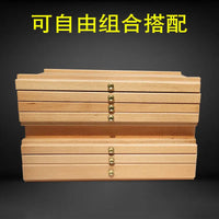 AOOKMIYA Wooden drawer drawing box pencil watercolor pen storage tool box beech wood adjustable easel art supplies for artist wood stand