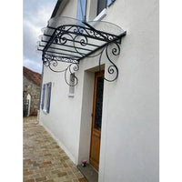 AOOKMIYA Wrought iron canopy steel canopy awning awning automation