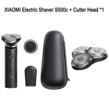 XIAOMI MIJIA Electric Shaver Razor S500C Shaving Rechargeable Trimmer Beard Triple Blade For Men's Dry Wet 3D Machine Shaving