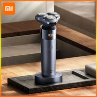 XIAOMI MIJIA Electric Shaver S302 Portable Flex Razor 3 Head Shaving IPX7 Waterproof Washable Beard Led Trimmer Trimer Cutter