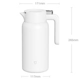 XIAOMI MIJIA Thermos Pot For Home 1.8L High Capacity Water Bottle 316 Stainless Steel Vacuum Long Lasting Insulation Boiling Cup