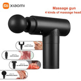 XIAOMI Mijia High Frequency Massage Gun Muscle Relax Body Relaxation Electric Massager with Portable Bag Therapy Gun for Fitness