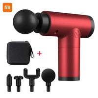 XIAOMI Mijia High Frequency Massage Gun Muscle Relax Body Relaxation Electric Massager with Portable Bag Therapy Gun for Fitness