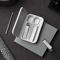 XIAOMI Mijia Nail Clippers Tool Kit Pedicure Care 5 Pieces Set Earpick Nail File Professional Nail Cutter Trimmer High Quality