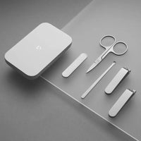 XIAOMI Mijia Nail Clippers Tool Kit Pedicure Care 5 Pieces Set Earpick Nail File Professional Nail Cutter Trimmer High Quality