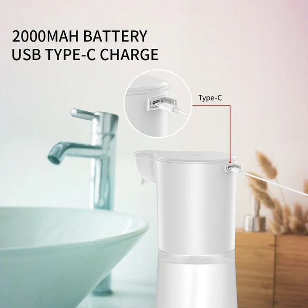 Xiaomi 2000mAh USB Charging Automatic Induction Foam Soap Dispenser Sm –  AOOKMIYA