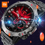 Xiaomi 2023 Military Rugged Smart Watch for Men 410mAh Battery AMOLED Heart Rate Monitoring Outdoor 100+ Sports Mode Smartwatch