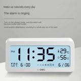 Xiaomi Deli Alarm Clock Durable Household Alarm Clock for Junior and Senior High School Multifunctional Children Boys and Girls