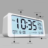 Xiaomi Deli Alarm Clock Durable Household Alarm Clock for Junior and Senior High School Multifunctional Children Boys and Girls