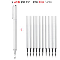 Xiaomi Deli Metal Gel Pen Rollerball Caneta ручка Ballpoint 0.5MM Signing Pens for Office Students Business Stationary Supplies