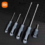 Xiaomi Deli Screwdriver Cross Strong Magnetic Plus Large Screwdriver High Hardness S2 Oil Proof Screw Driver Set Machine Tools