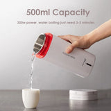 Xiaomi Electric Water Kettle Portable 300ML Thermo Pot Fast Boiling 110V-240V Travel Outdoor Heater Insulable Water Boiler