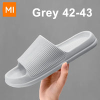 Xiaomi Fashion Sandals Men's Women's Anti-Slip Wear-Resistant EVA Thick Sole Comfortable Home Slippers Bathroom Bath Flip-Flops