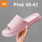 Xiaomi Fashion Sandals Men's Women's Anti-Slip Wear-Resistant EVA Thick Sole Comfortable Home Slippers Bathroom Bath Flip-Flops