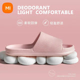 Xiaomi Fashion Sandals Men's Women's Anti-Slip Wear-Resistant EVA Thick Sole Comfortable Home Slippers Bathroom Bath Flip-Flops