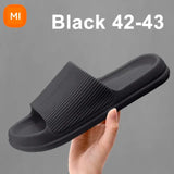 Xiaomi Fashion Sandals Men's Women's Anti-Slip Wear-Resistant EVA Thick Sole Comfortable Home Slippers Bathroom Bath Flip-Flops