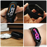 Xiaomi Mi Band 8 Smart Bracelet 7 Color AMOLED Screen Miband 8 Blood Oxygen Fitness Traker Bluetooth Waterproof Smart Band 8